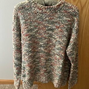 Hem & Thread Multicolor Knit Popcorn Sweater
